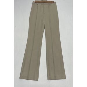 Pamela Dennis Pinstripe Wide-Leg Pants - Size 4